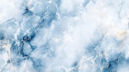 Fototapeta premium Soft Blue Marble Texture Background with Elegant Swirls and Light Veining for Stylish Design and Decoration