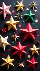 Making paper mâché stars or other festive shapes for home decor