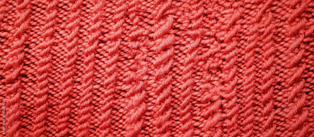 Poster vibrant textured coral red fabric background ideal for adding custom text or designs enhancing visua