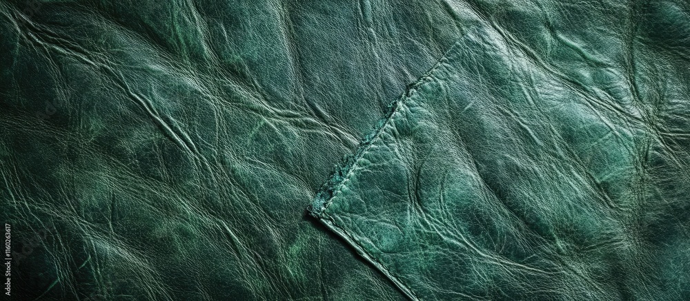 Poster worn green leather texture background with ample space for customizable text or designs suitable for