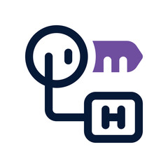 key room icon. vector  dual tone icon for your website, mobile, presentation, and logo design.