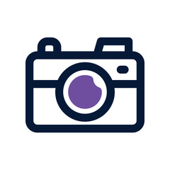 camera icon. vector  dual tone icon for your website, mobile, presentation, and logo design.