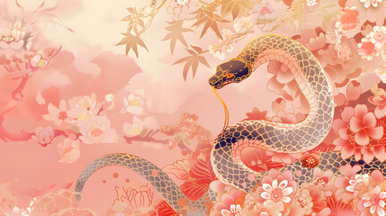 Obraz premium Year of the Snake 