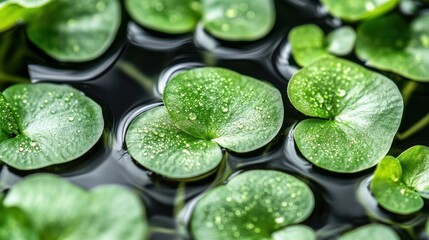 Layered Abstract Patterns of Aquatic Plants