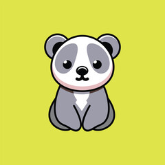 panda panda cute cartoon vector illustration