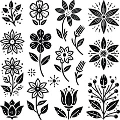 black and white pattern