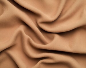 Detailed closeup of Mocha Mousse fabrics, textures captured with precision