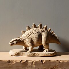 Fototapeta premium dinosaur in the desert