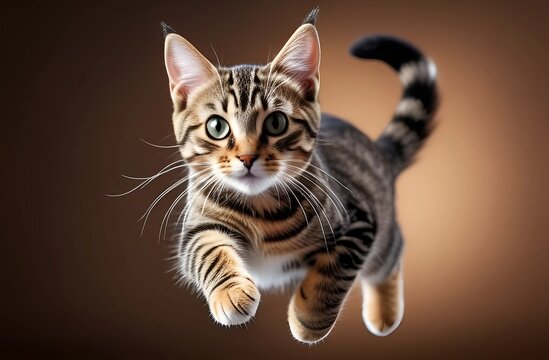 a picture of a cat with a black background