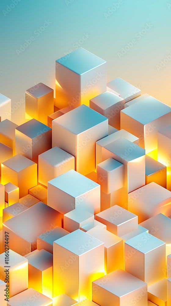 Poster energy monitoring double exposure, stunning double exposure design featuring glowing geometric layer