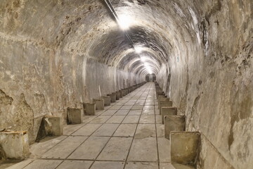 Air-raid shelter of the Second world war in Dalmine, Italy