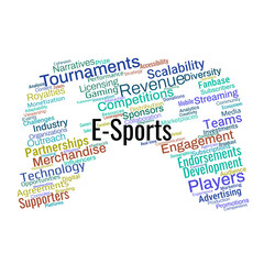 E-Sports Revenue Models Word Cloud