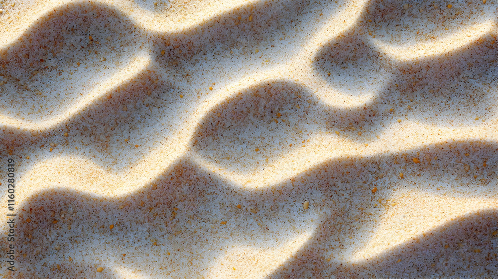 Poster abstract patterns of light and shadow on sandy terrain.
