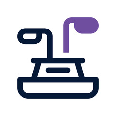 microphone icon. vector dual tone icon for your website, mobile, presentation, and logo design.