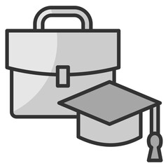 Intern  Icon Element For Design