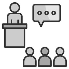 Mentor  Icon Element For Design