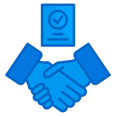 Cooperation  Icon Element For Design