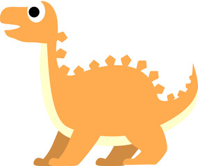 Cute Dinosaurus Illustration