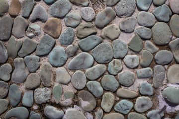 Pebble Pattern on Garden Floor
