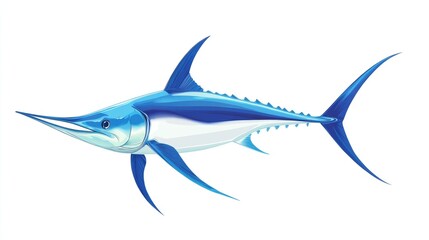 Swordfish Illustration - Marine Life