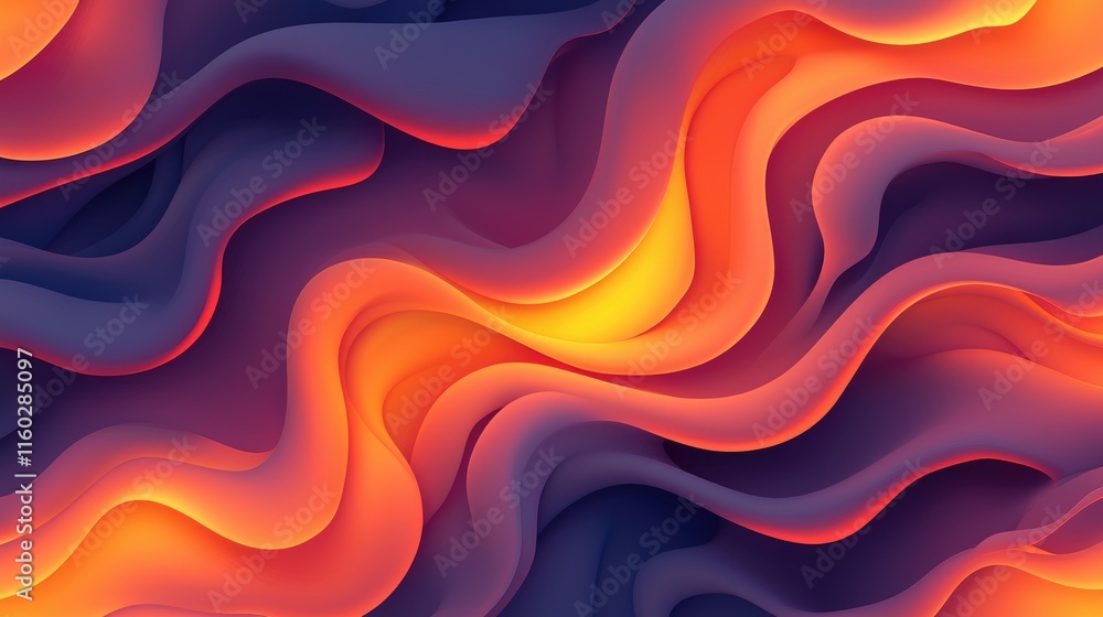 Poster fluid motion abstract art digital design vibrant colors dynamic visuals creative expression