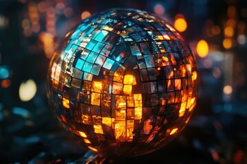 Obraz premium Disco Ball with Lights