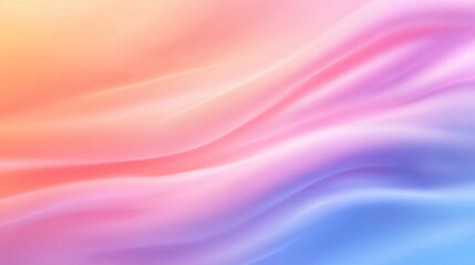 Colorful pastel gradient with pink and blue waves, ideal for designs or backgrounds