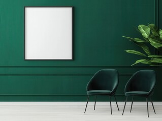 Luxury container workspace, velvet chairs, sophisticated decor