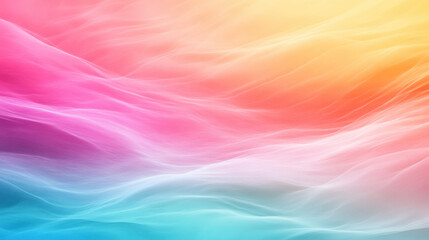 Vibrant Rainbow Gradient with Swirling Flow and Abstract Design