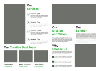 brochure Set of Annual report or business flyer template design