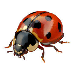 Obraz premium ladybug transparent background 