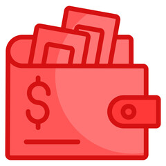 Wallet  Icon Element For Design