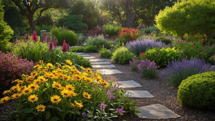 Serene Garden Path