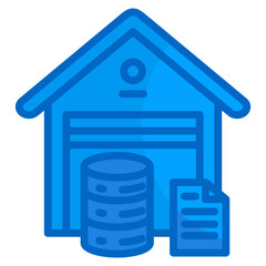 Data Warehouse  Icon Element For Design