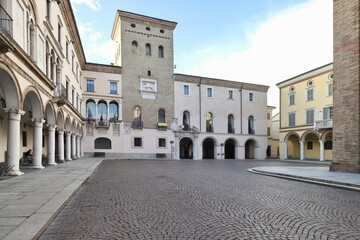 Dome square in Crema, Cremona province, Lombardy, Italy