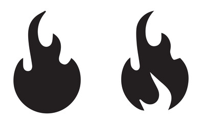 Flame icon sign symbol collections. Fire red, Fire flame icons bundle. Fire flame symbol. 