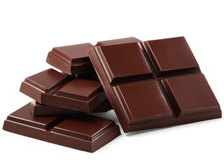 Fototapeta premium A Brown delicious bars for packaging mock up on white background