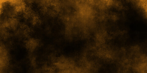 grunge and grainy abstract Flying through stormy brown clouds, Orange Fog or smoke color isolated background for effect, Texture of a orange brown concrete as a background, brown grungy wall.