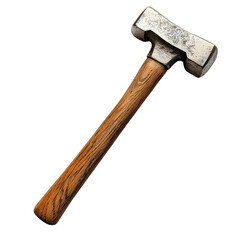 High-Quality Rustic Hammer with a Wooden Handle