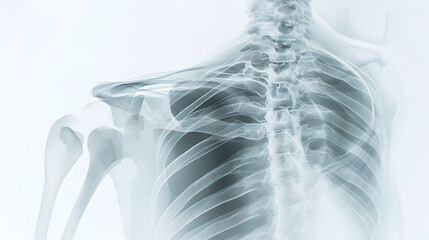 X-Ray Close-Up of Translucent Material with Oblique Diagonal Composition, Clean and Simple Image.
