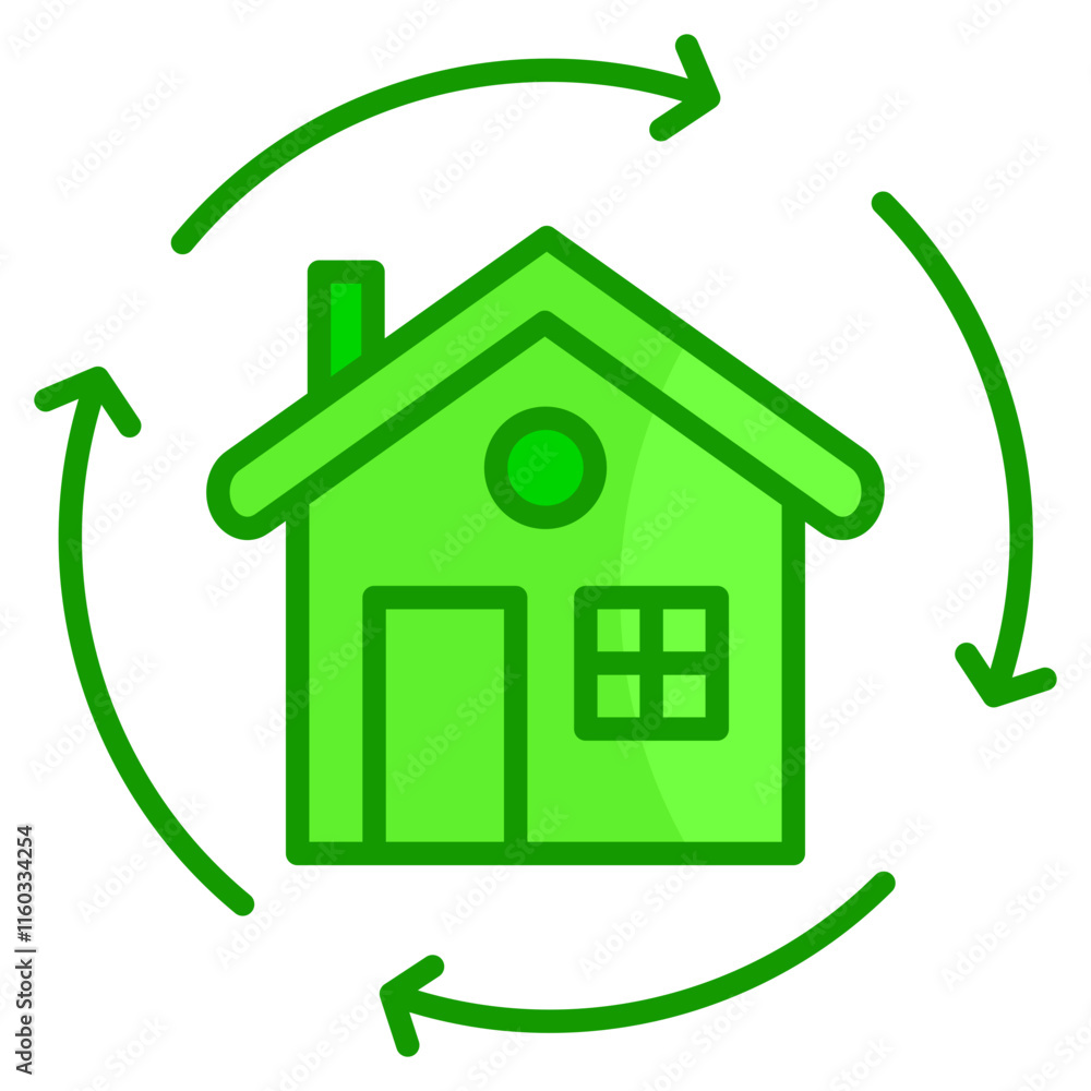 Poster return on assets icon element for design