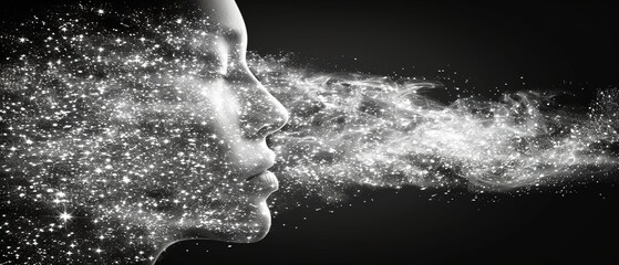 Obraz premium splash on black