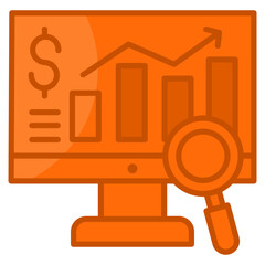 Profit Analysis  Icon Element For Design