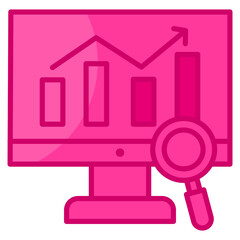 Profit Increase  Icon Element For Design