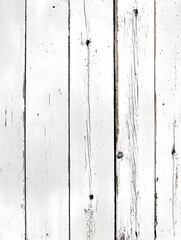 Pristine White Wooden Planks with Natural Grain Perfect for Clean Minimalist Backdrop : Generative AI