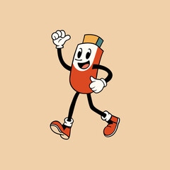 character of man running