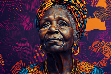 February is Black History Month. Holiday illustration.