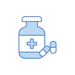 Obraz premium Medication vector icon