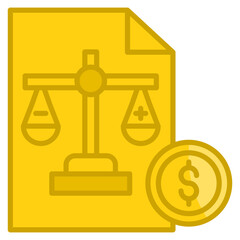 Balance Sheet  Icon Element For Design