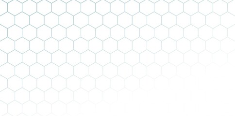 Hexagon Pattern Background – Geometric Abstract Blue Tech Design